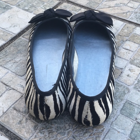 Gap Calf hair Zebra Print Flats NWT - Picture 4 of 6